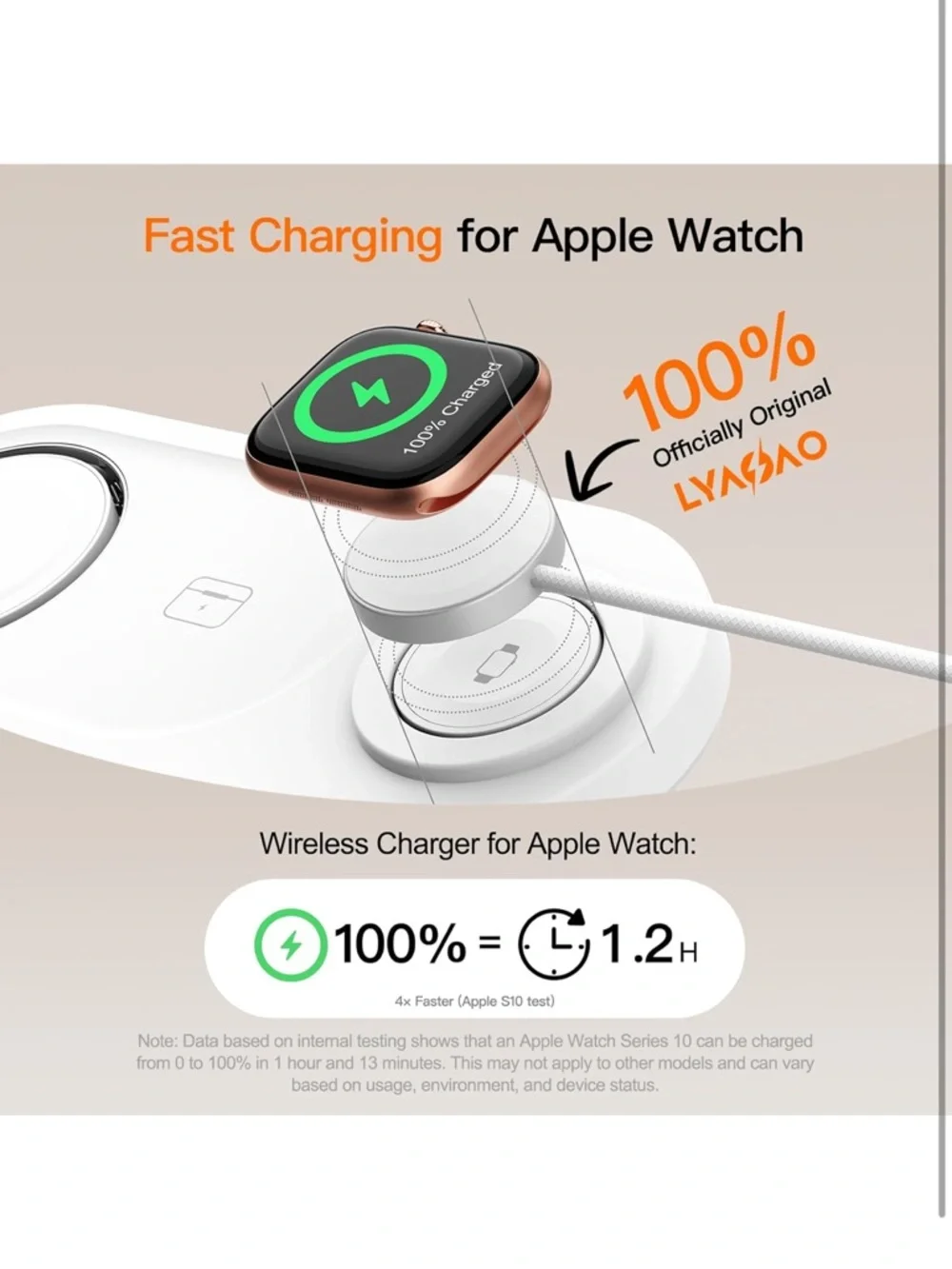 3-in-1 Wireless Charging Station for apple mag-safe charger stand